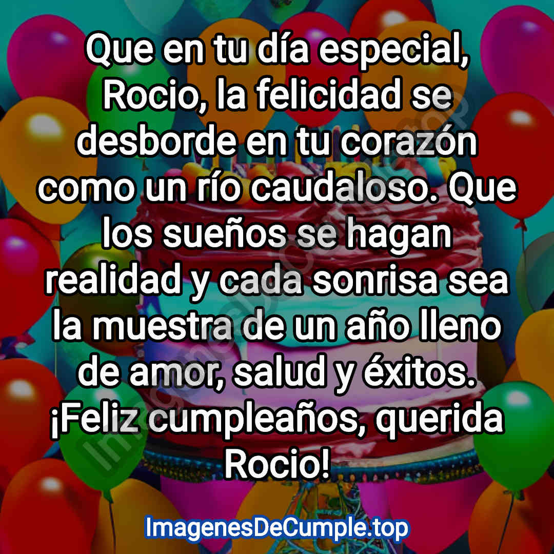 hermosas imagenes de cumpleaños para Rocio