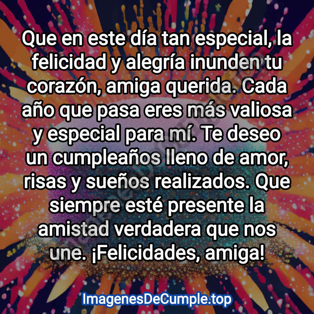 feliz cumpleaños para amiga imagenes