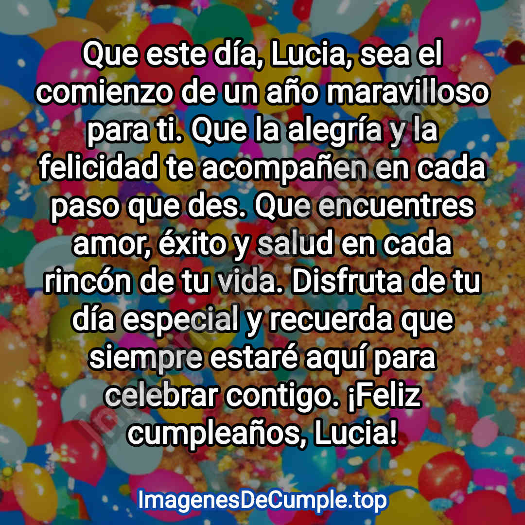 feliz cumpleaños para lucia imagenes