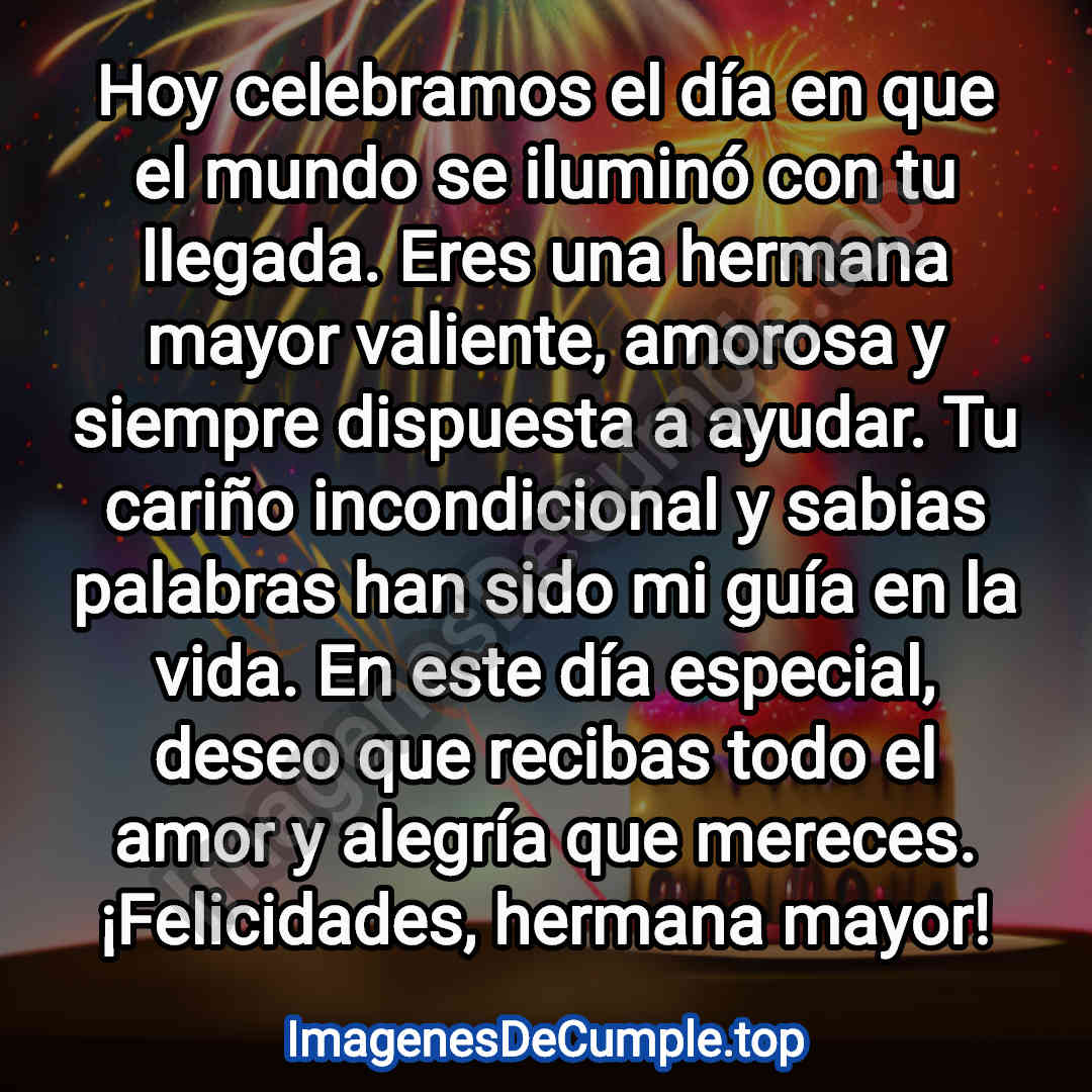 feliz cumpleaños para para una hermana mayor imagenes