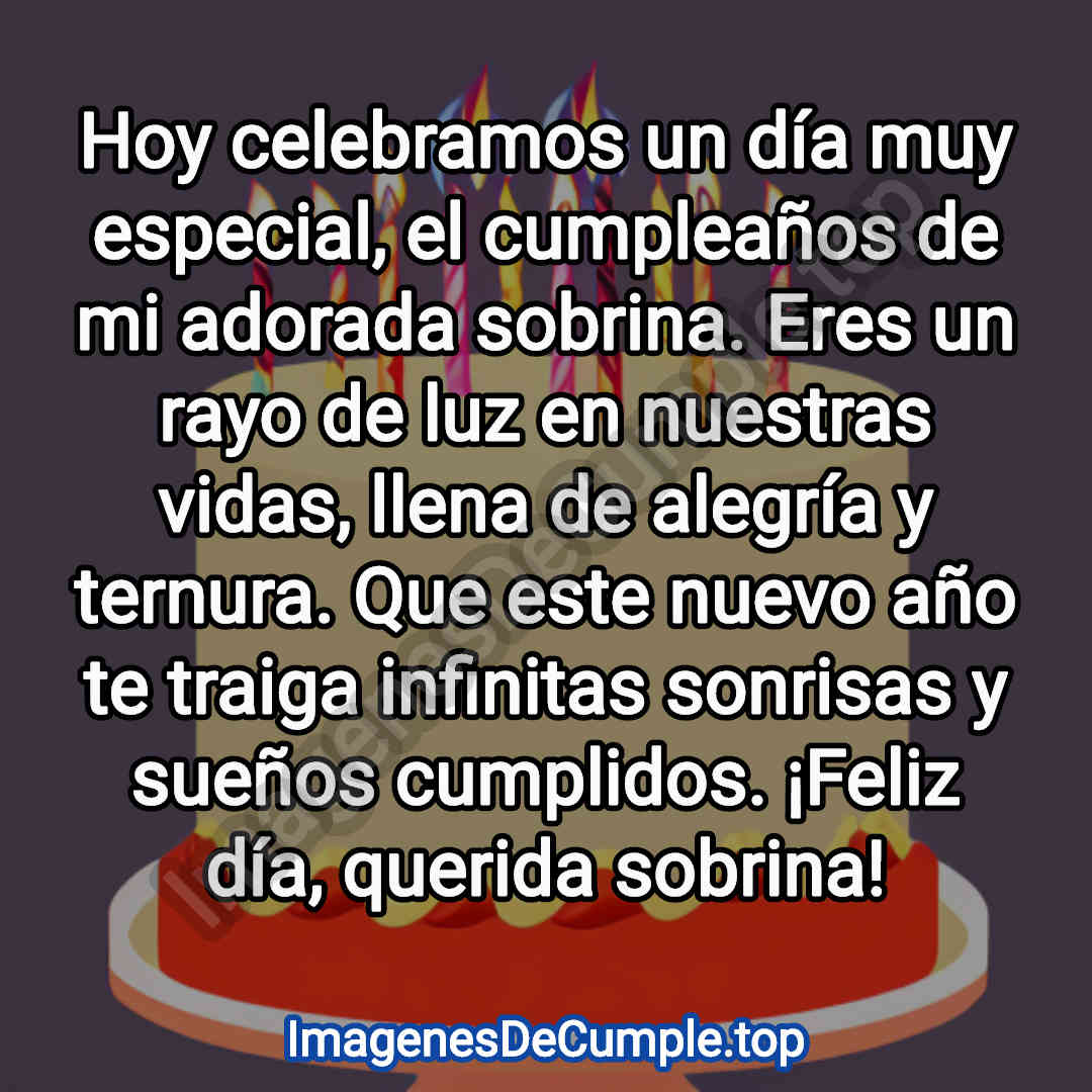 feliz cumpleaños para sobrina imagenes