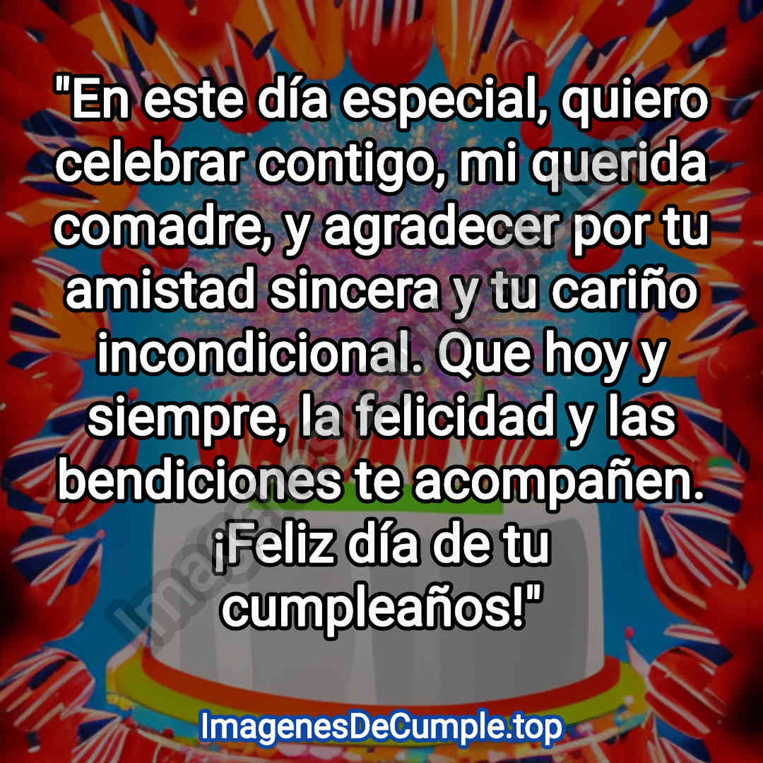 desear un feliz cumpleaños para comadre con imagenes