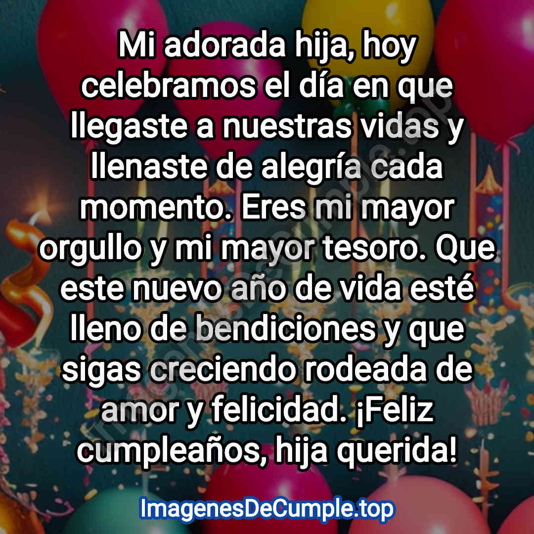 feliz cumpleaños para hija imagenes